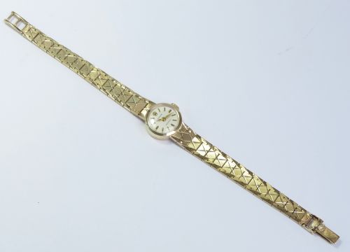 fig 5. BEAUTIFUL SOLID 9CT GOLD ROLEX PRECISION LADIES COCKTAIL WATCH C1965