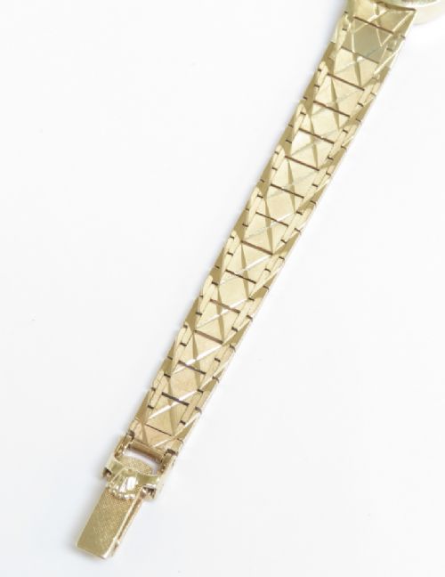 fig 6. BEAUTIFUL SOLID 9CT GOLD ROLEX PRECISION LADIES COCKTAIL WATCH C1965