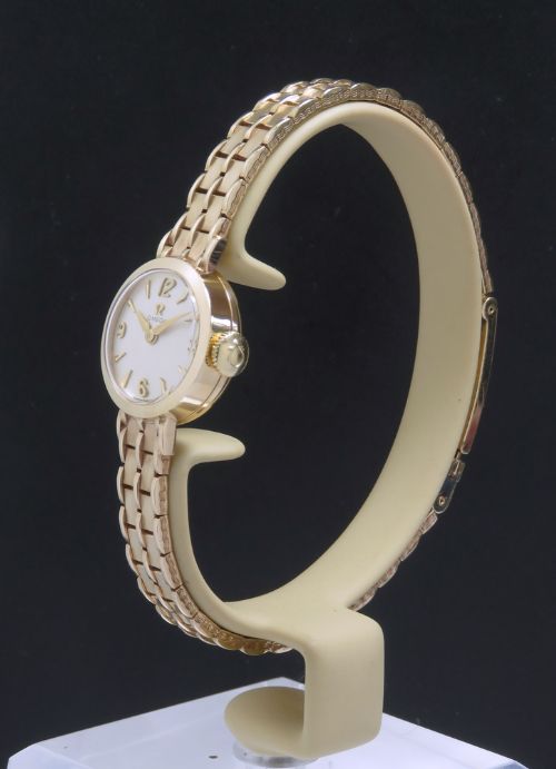 fig 2. MINT CONDITION SOLID 9CT GOLD OMEGA LADIES COCKTAIL WATCH C1960 SERVICED AND WARRANTY