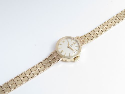 fig 4. MINT CONDITION SOLID 9CT GOLD OMEGA LADIES COCKTAIL WATCH C1960 SERVICED AND WARRANTY