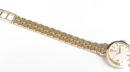 fig 6. MINT CONDITION SOLID 9CT GOLD OMEGA LADIES COCKTAIL WATCH C1960 SERVICED AND WARRANTY