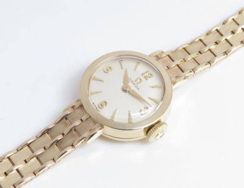 fig 7. MINT CONDITION SOLID 9CT GOLD OMEGA LADIES COCKTAIL WATCH C1960 SERVICED AND WARRANTY