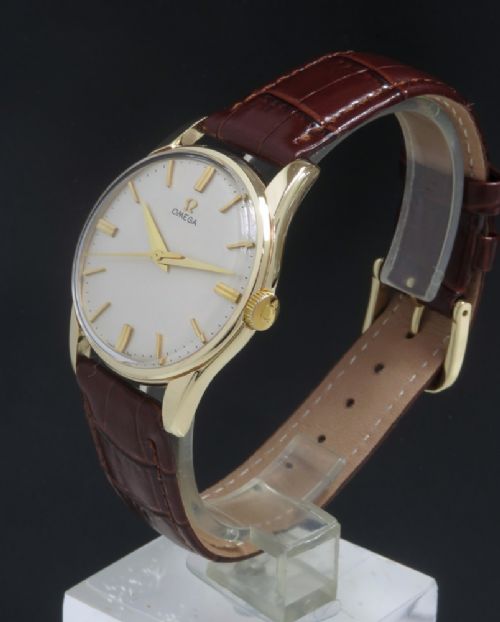 fig 1. WONDERFUL SOLID 9CT GOLD OMEGA CALIBRE 286 MENS VINTAGE WATCH C1963