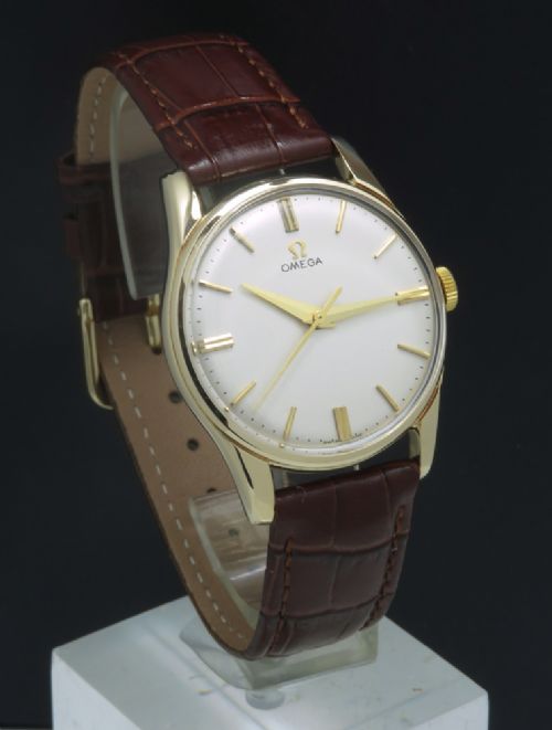 fig 2. WONDERFUL SOLID 9CT GOLD OMEGA CALIBRE 286 MENS VINTAGE WATCH C1963