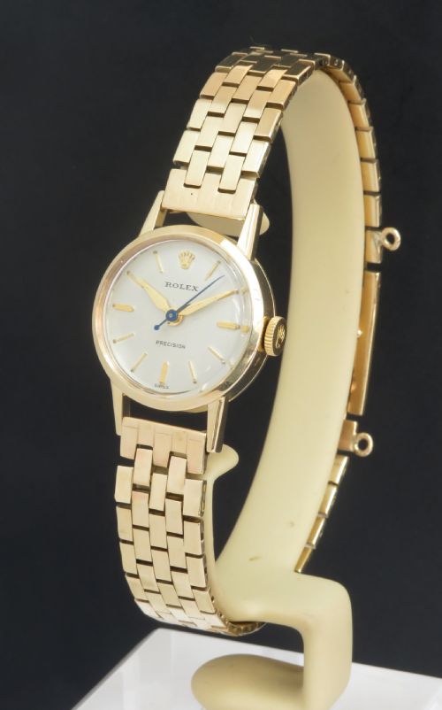 Wonderful Solid 9ct Gold Rolex Precision Ladies Cocktail Watch C1966