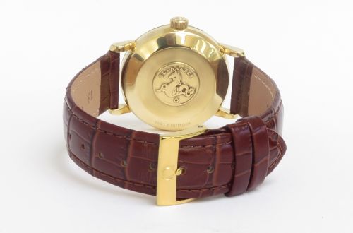 fig 3. INCREDIBLE SOLID 18CT 18K OMEGA SEAMASTER AUTOMATIC CALIBRE 501 MENS VINTAGE WATCH C1959