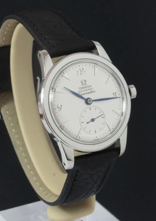 fig 1. RARE OMEGA SEAMASTER AUTOMATIC MARK 1 BUMPER MENS VINTAGE WATCH c1949