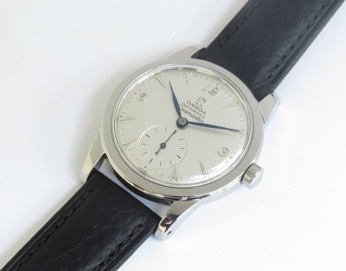 fig 4. RARE OMEGA SEAMASTER AUTOMATIC MARK 1 BUMPER MENS VINTAGE WATCH c1949