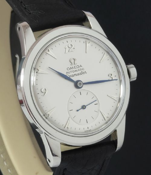 fig 5. RARE OMEGA SEAMASTER AUTOMATIC MARK 1 BUMPER MENS VINTAGE WATCH c1949