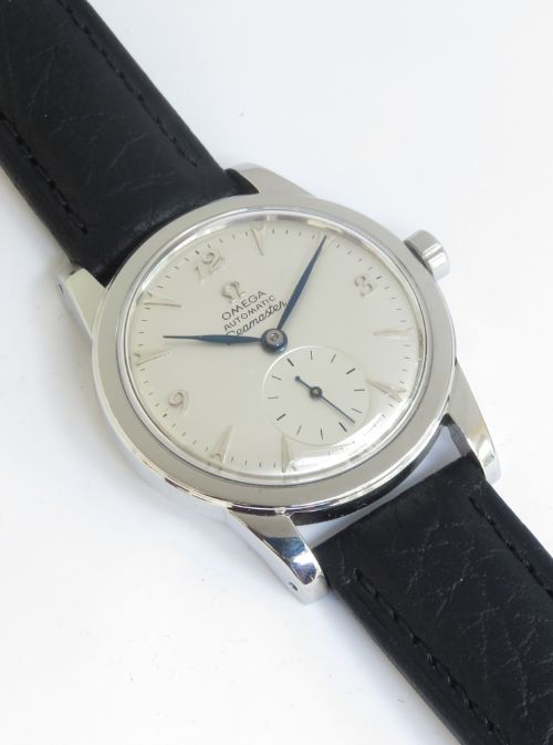 fig 6. RARE OMEGA SEAMASTER AUTOMATIC MARK 1 BUMPER MENS VINTAGE WATCH c1949