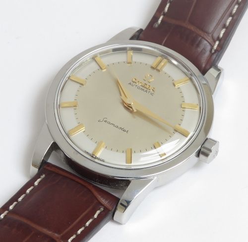 fig 3. WONDERFUL OMEGA CALIBRE 501 AUTOMATIC OVERSIZE MENS VINTAGE WATCH C1958