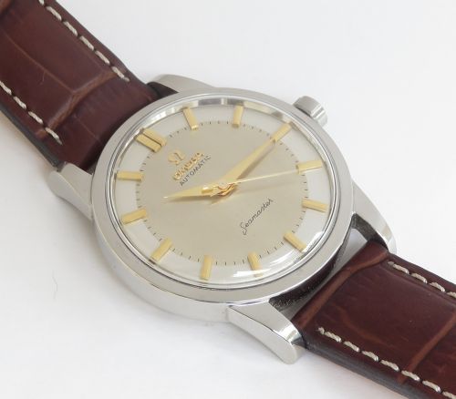 fig 4. WONDERFUL OMEGA CALIBRE 501 AUTOMATIC OVERSIZE MENS VINTAGE WATCH C1958