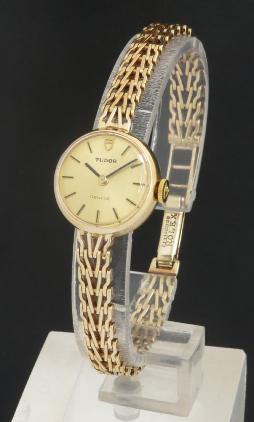 Beautiful Solid 9ct Gold Rolex Tudor Ladies Cocktail Watch C1964
