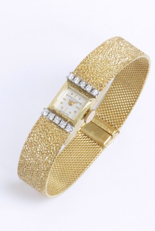Solid 18ct 18k and Diamonds Baume and Mercier Ladies Cocktail Watch C1969