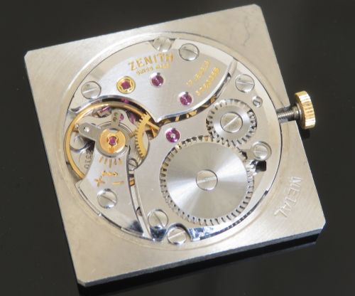 fig 3. MINT CONDITION SOLID 18CT 18K ZENITH ART DECO OVERSIZE MENS VINTAGE WATCH C1964