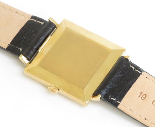 fig 5. MINT CONDITION SOLID 18CT 18K ZENITH ART DECO OVERSIZE MENS VINTAGE WATCH C1964