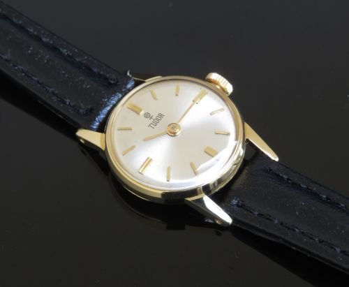 fig 4. LOVELY SOLID 18CT 18K ROLEX TUDOR LADIES COCKTAIL WATCH