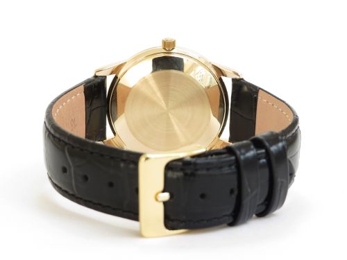 fig 5. SUPERB SOLID 9CT GOLD OMEGA GENEVE HARLEQUIN DIAL MENS VINTAGE WATCH C1969