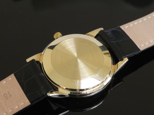 fig 7. SUPERB SOLID 9CT GOLD OMEGA GENEVE HARLEQUIN DIAL MENS VINTAGE WATCH C1969