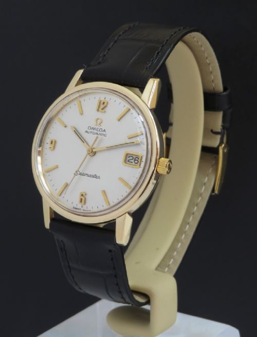 Superb Solid 9ct Gold Omega Seamaster Automatic Calibre  Mens Vintage Watch C1965
