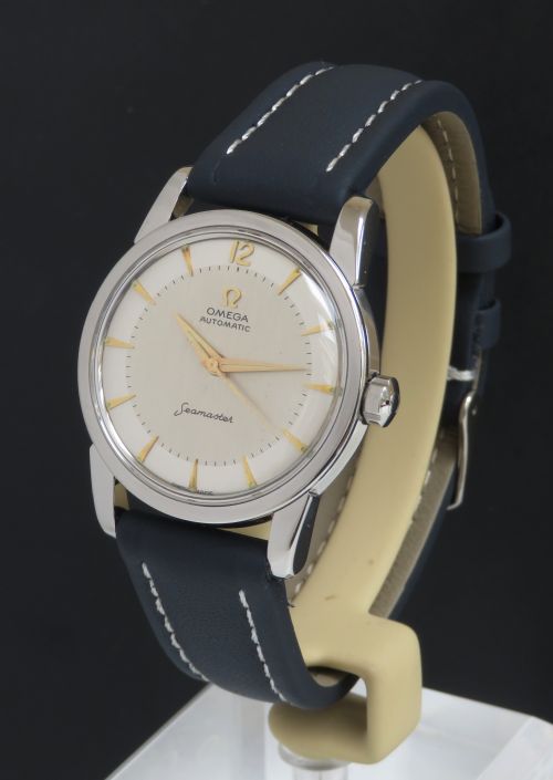 Vintage Omega Seamaster Automatic Calibre 501 Two Tone Dial Mens Watch C1955