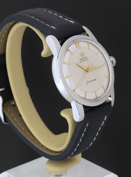 fig 3. VINTAGE OMEGA SEAMASTER AUTOMATIC CALIBRE 501 TWO TONE DIAL MENS WATCH C1955