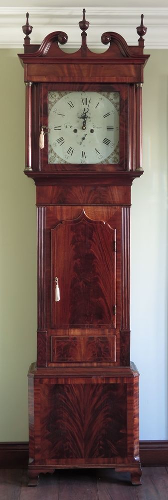Impressive Georgian Mahogany Longcase Clock by James Coates of Wigan C1780