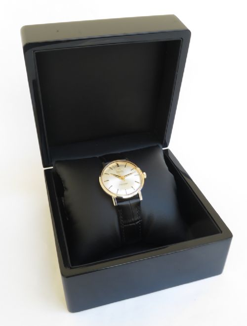 fig 3. ORIGINAL SOLID 9CT GOLD OMEGA SEAMASTER DE VILLE AUTOMATIC MENS VINTAGE WATCH C1968