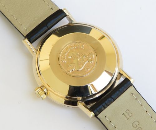 fig 5. ORIGINAL SOLID 9CT GOLD OMEGA SEAMASTER DE VILLE AUTOMATIC MENS VINTAGE WATCH C1968