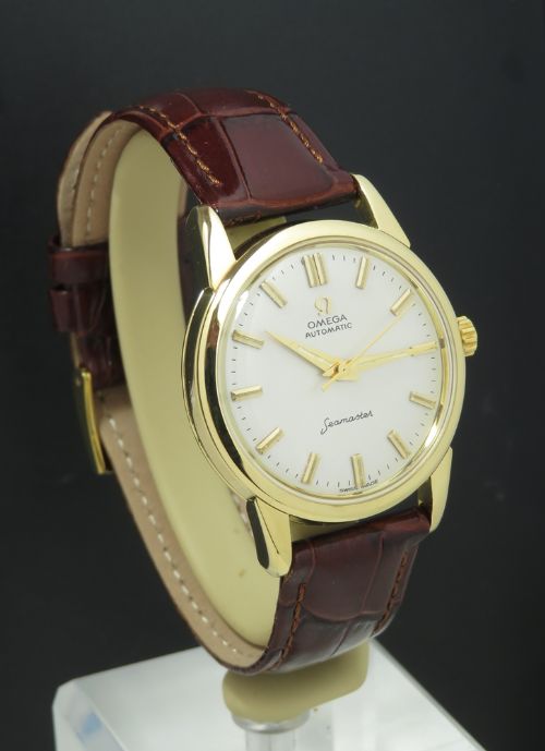 fig 5. INCREDIBLE SOLID 18CT 18K OMEGA SEAMASTER CALIBRE 552 MENS VINTAGE WATCH C1960