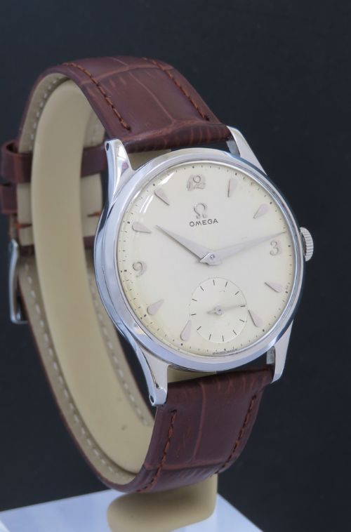 fig 3. CLASSIC OMEGA CALIBRE 265 MANUAL WINDING MENS VINTAGE WATCH C1949-50