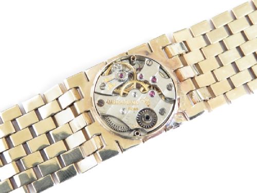 fig 4. WONDERFUL HEAVY SOLID 9CT GOLD JAEGER-LECOULTRE LADIES COCKTAIL WATCH C1956