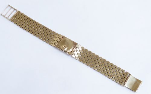 fig 6. WONDERFUL HEAVY SOLID 9CT GOLD JAEGER-LECOULTRE LADIES COCKTAIL WATCH C1956
