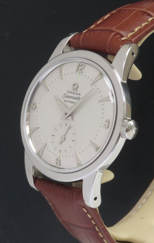 fig 2. VERY RARE OMEGA SEAMASTER MARK 1 BUMPER AUTOMATIC OVERSIZE MENS VINTAGE WATCH C1950