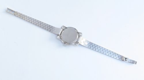 fig 7. BEAUTIFUL LONGINES PLATINUM AND DIAMOND ART DECO LADIES COCKTAIL WATCH C1950