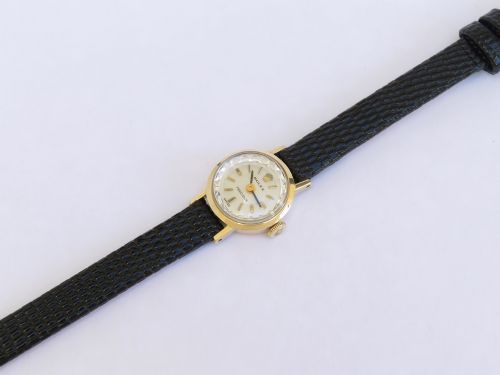 fig 4. BEAUTIFUL SOLID 9CT GOLD ROLEX PRECISION LADIES COCKTAIL WATCH C1964