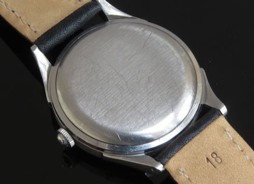 fig 8. MUSEUM QUALITY EARLY WATER RESISTANT OMEGA AUTOMATIC BUMPER MENS VINTAGE WATCH C1946-47