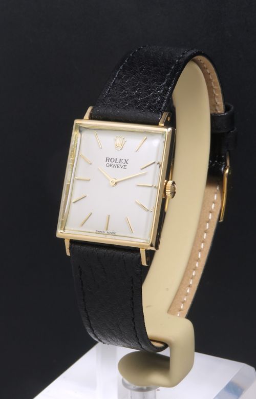 fig 1. VERY RARE MINT ORIGINAL CONDITION SOLID 18CT 18K ROLEX CELLINI VINTAGE WATCH WITH BOXES C1960