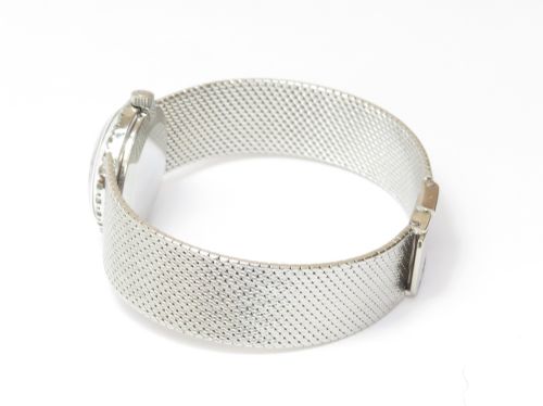 fig 5. STUNNING SOLID 18CT WHITE GOLD AND DIAMONDS OMEGA LADIES COCKTAIL WATCH C1964