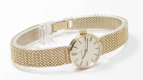 fig 7. WONDERFUL SOLID 9CT GOLD OMEGA LADIES COCKTAIL WATCH C1966