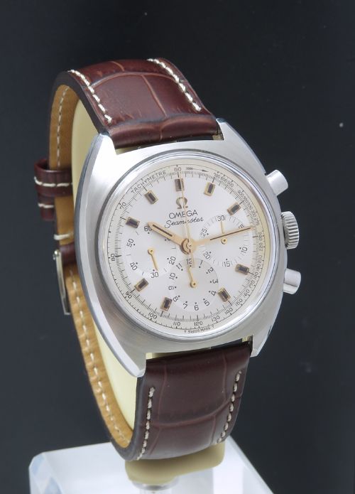 fig 1. INCREDIBLE OMEGA SEAMASTER CHRONOGRAPH CALIBRE 321 MENS VINTAGE WATCH WITH BOTH INEER AND OUTER BOXES C1966