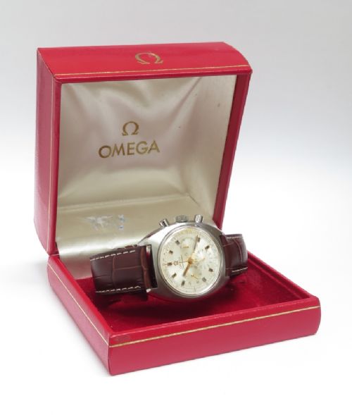 fig 7. INCREDIBLE OMEGA SEAMASTER CHRONOGRAPH CALIBRE 321 MENS VINTAGE WATCH WITH BOTH INEER AND OUTER BOXES C1966