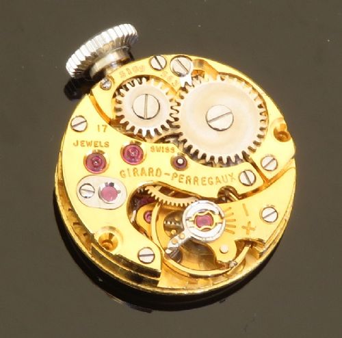 fig 1. Wonderful Girard Perregaux platinum and diamond ladies cocktail watch c1950
