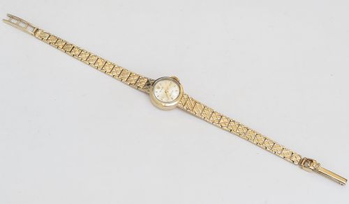 fig 4. Beautiful Solid 9ct Gold Rolex Precision Ladies Cocktail Watch c1965