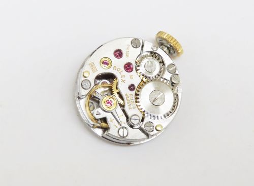 fig 7. Beautiful Solid 9ct Gold Rolex Precision Ladies Cocktail Watch c1965