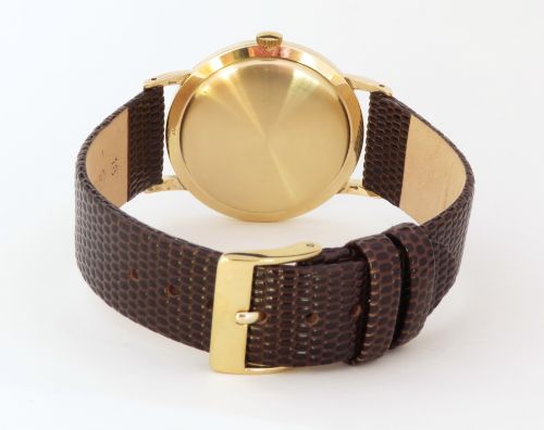 fig 4. Rare Solid 9ct Gold IWC International Watch Company Calibre 401 Mens Vintage Watch c1961