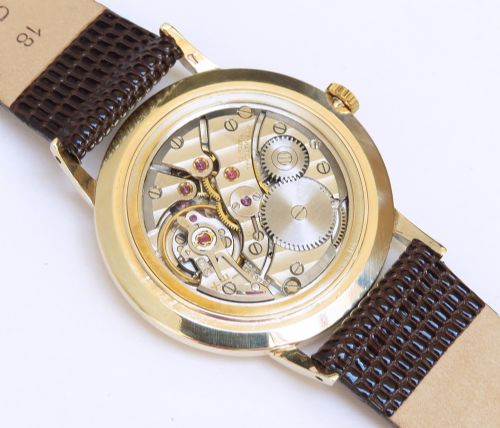 fig 5. Rare Solid 9ct Gold IWC International Watch Company Calibre 401 Mens Vintage Watch c1961
