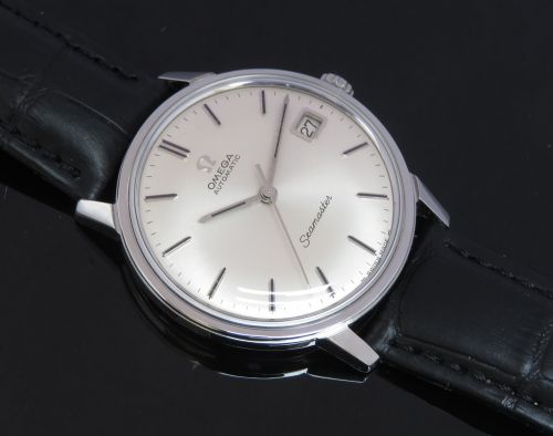 fig 2. Mint Original Omega Seamaster Automatic Calendar Mens Vintage Watch c1965