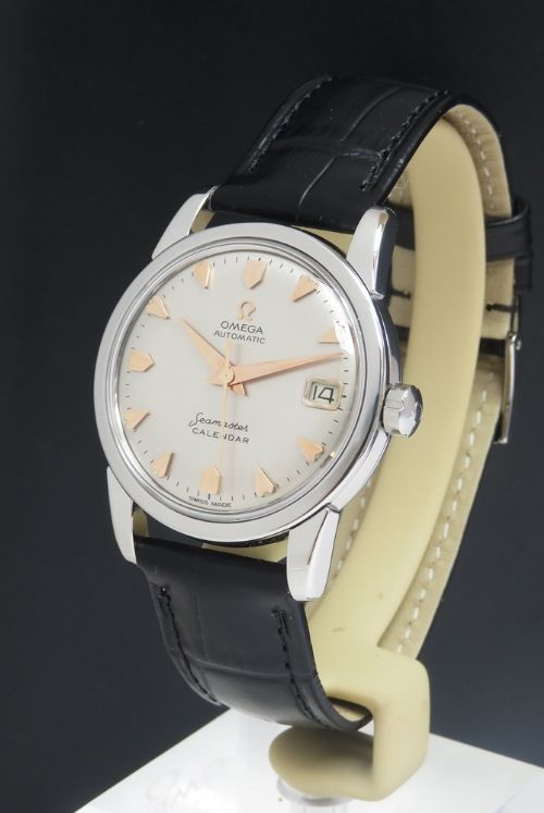 fig 1. Omega Seamaster Calendar Calibre 503 Mens Vintage Watch c1958