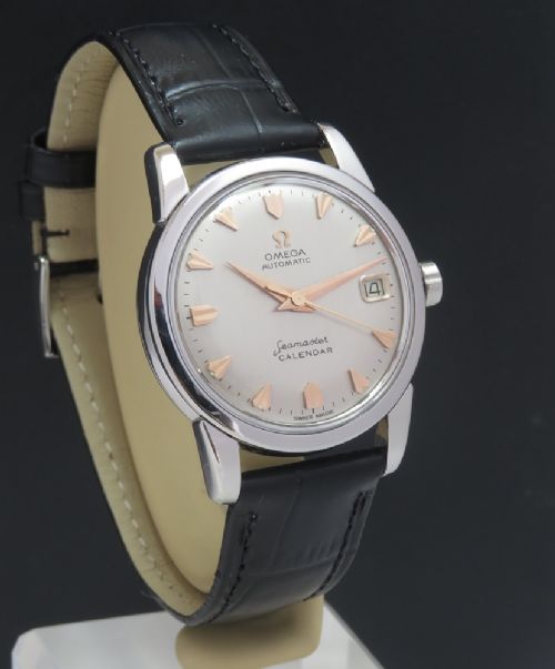 fig 2. Omega Seamaster Calendar Calibre 503 Mens Vintage Watch c1958